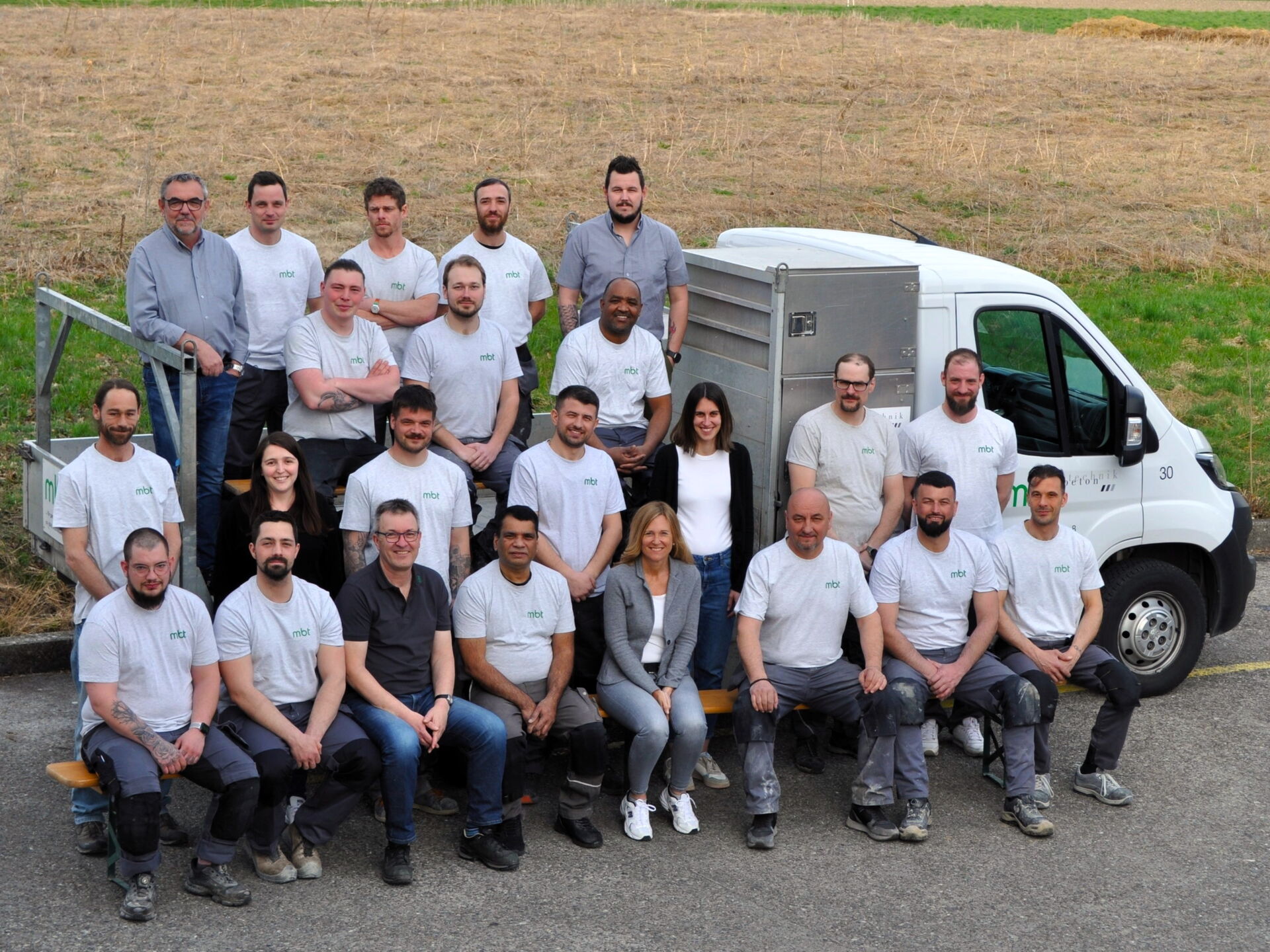 MBT-Betontechnik, Bern, Gruppenbild Mitarbeiter MBT-Betontechnik, Bern, Gruppenbild Mitarbeiter